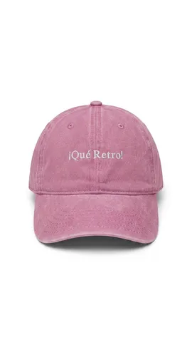 ¡Qué Retro Gorra! - rosa pastel