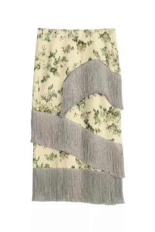 ZARA LIMITED EDITION falda midi de línea A 