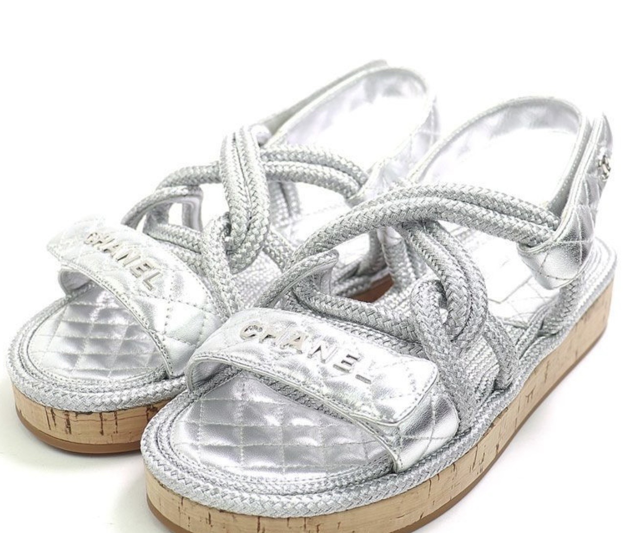 Chanel Sandalias de Plataforma