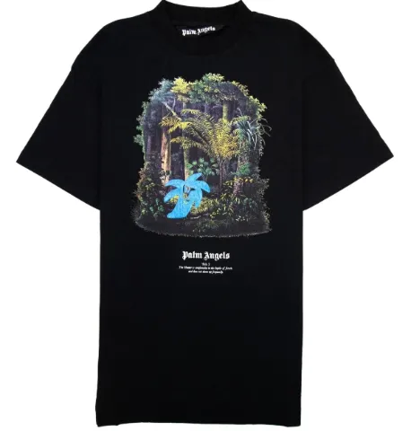 Palm Angels camiseta negra